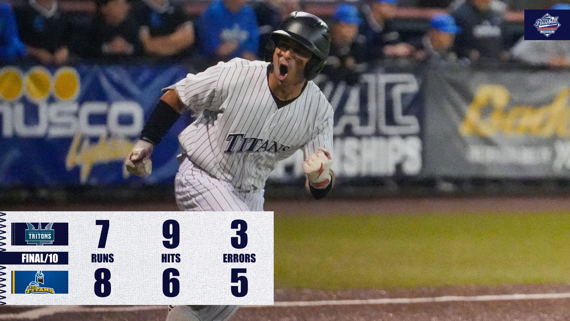 Tyner's Walk-Off Caps Lane's Incredible 10th Inning in 8-7 Victory Over Edmonds